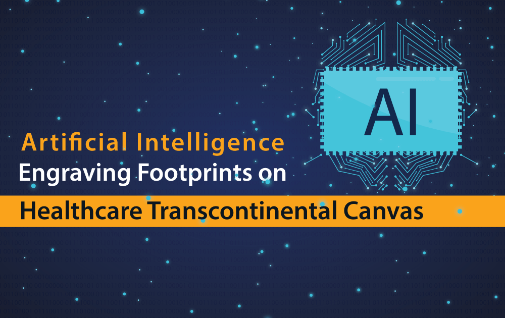 AI Engraving Footprints on Healthcare Transcontinental Canvas