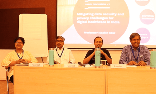 Dr.-Vibha-Jain-Rabin-Majumdar-Sachin-Gaur-and-Ananda-Sen-Gupta-in-Panel-discussion-2-at-IC-InnovatorClub-Meeting (1)