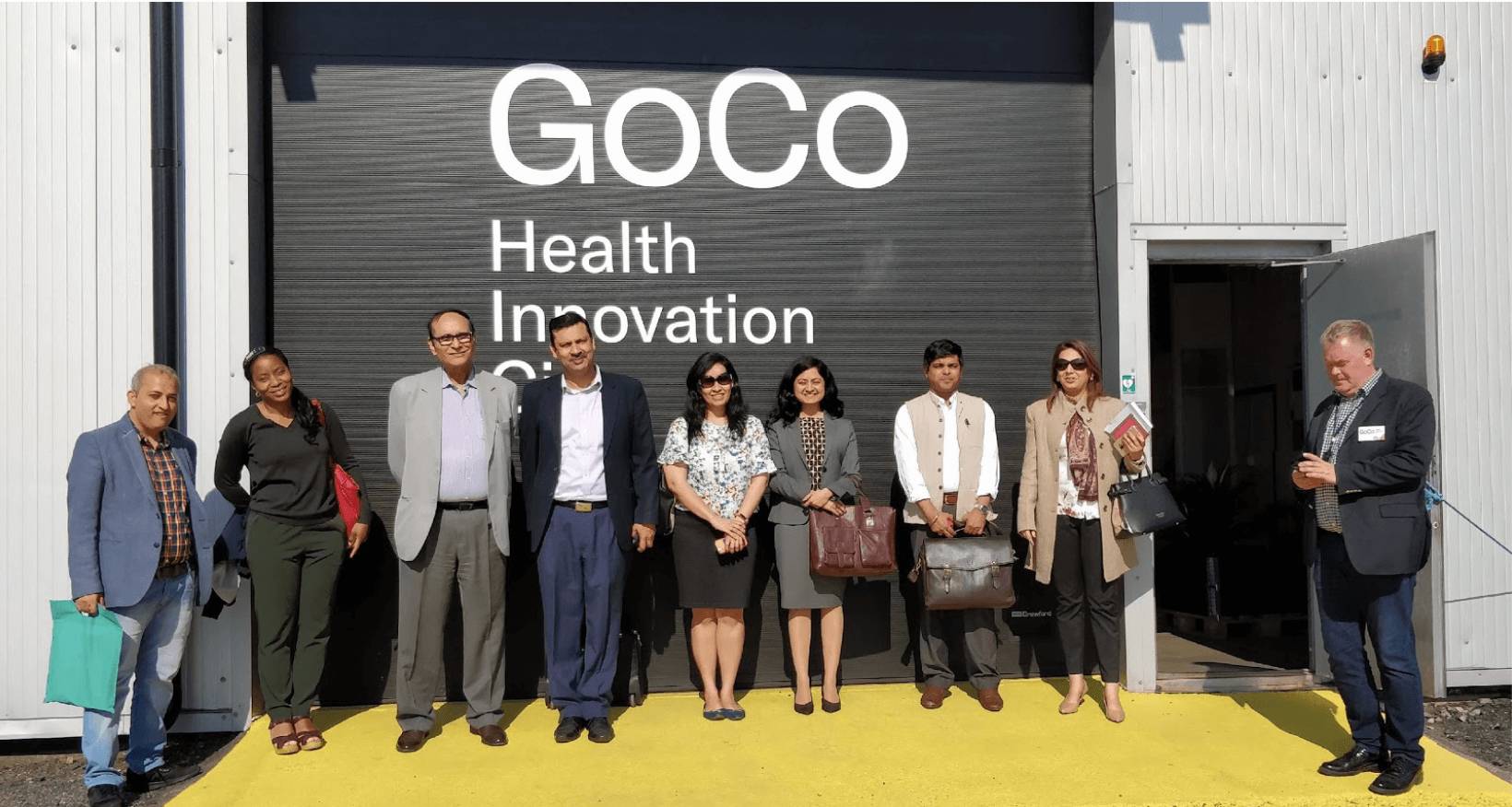 Figure 12: Field visit to the site of planned GoCo Health City