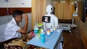 ‘MITRA’-the robot becomes a friend for covid-19 patients at noida hospital_1