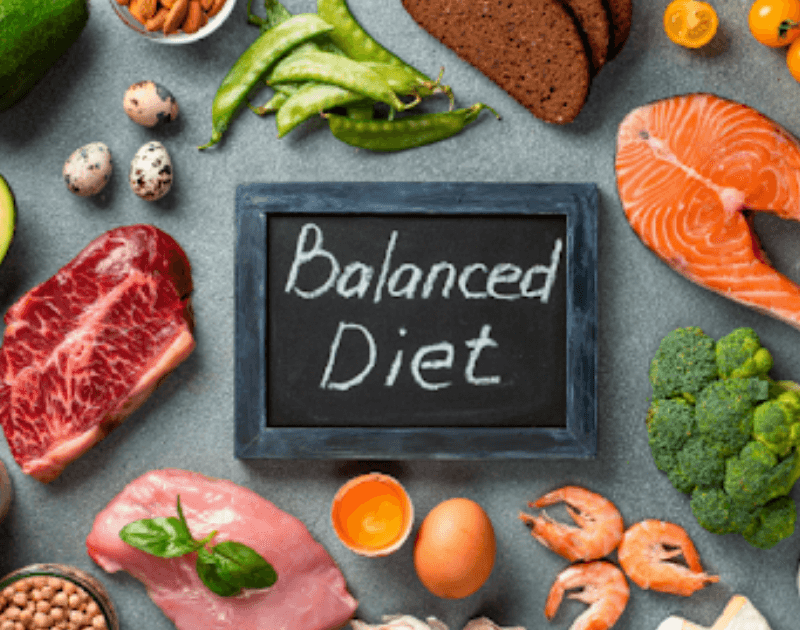 Balanced diet and good health